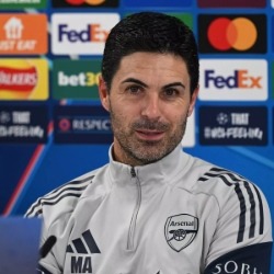 Przedmeczowa konferencja Mikela Artety