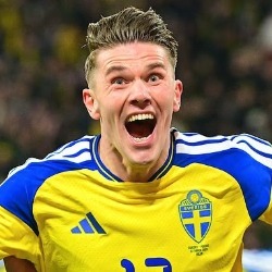 Viktor Gyokeres bohaterem Szwecji - napastnik Arsenalu zapewnia awans na MŚ