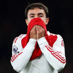 Martin Zubimendi nieobecny na treningu Arsenalu