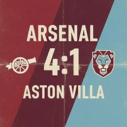 Słodka zemsta: Arsenal rozbija Aston Villę 4:1