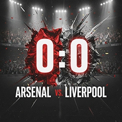 Remis z Liverpoolem - 6 punktów przewagi