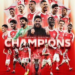 Arsenal Mistrzem Anglii sezonu 2025/26!