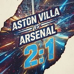 Nieskuteczność i niemoc na Villa Park. Arsenal przegrywa 1-2