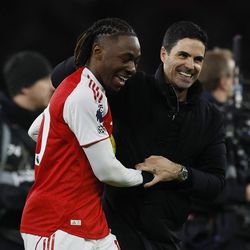 Eze, Gyokeres i Arteta po meczu ze Spurs