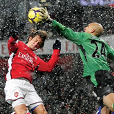 Remis w bitwie śnieżnej w Londynie! Arsenal 2-2 Everton