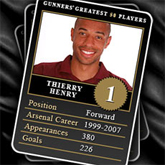 Gunners' Greatest Players - 1. Thierry Henry
