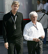 Arsene Wenger zaproszony przez Ecclestone